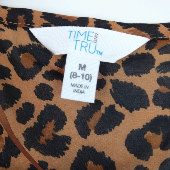 Leopard Print Dress Size Medium NWT - Picture 5 of 10